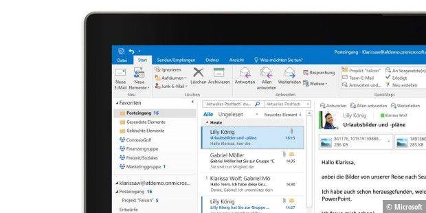 Kalendertage in Outlook farbig markieren