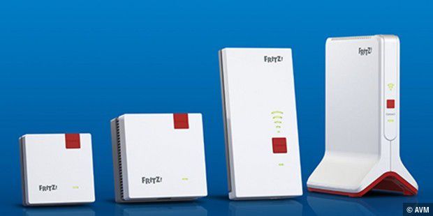 AVM: Vier neue Fritz-WLAN-Repeater für WLAN Mesh