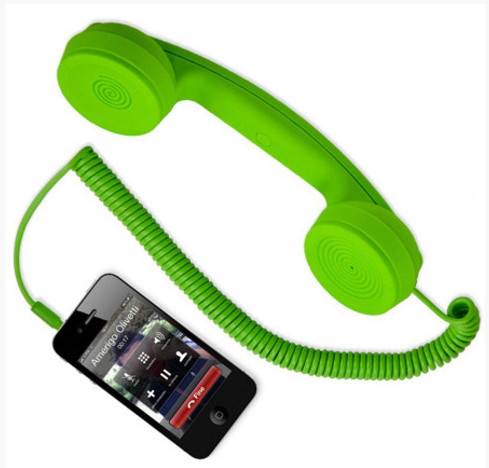 Cooles Smartphone-Headset im Retro-Design