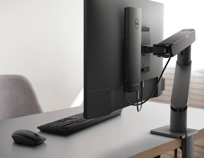 Dell versteckt den PC im Monitor-Standfuß